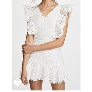 Loveshackfancy Alanis Eyelet Mini Dress